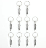 Silver star pearl hair braid dreadlock beads, 10-pack hair styling accessories by HSF Marketplace