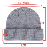 HSF Marketplace unisex knitted beanie hat, warm winter women’s hat with a soft, textured design