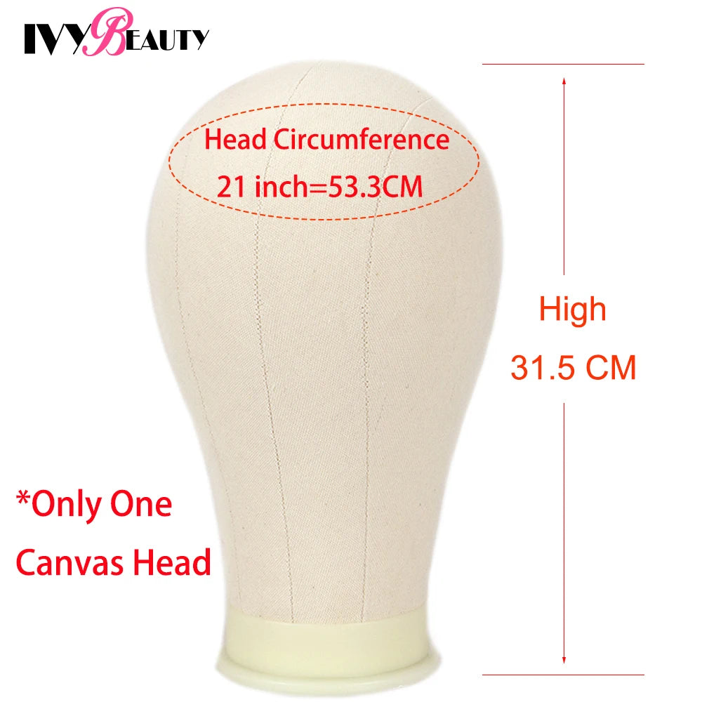 Wig Stand Tripod & Canvas Block Wig Head Adjustable Hairdresser Training Head Stand Set For Wig Display Styling Salon Home Used