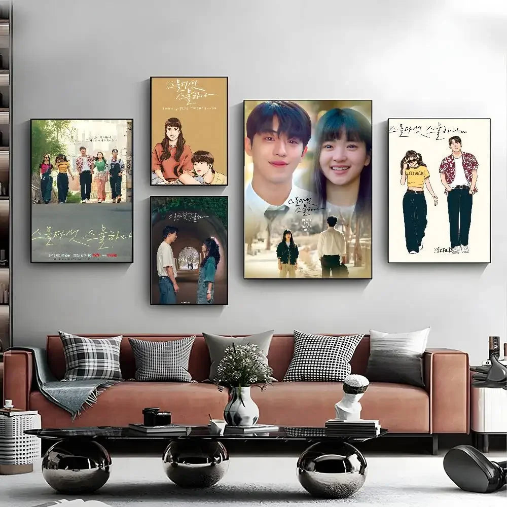 Twenty Five Twenty One Korean anime poster for home decor, HSF Marketplace K-culture merch