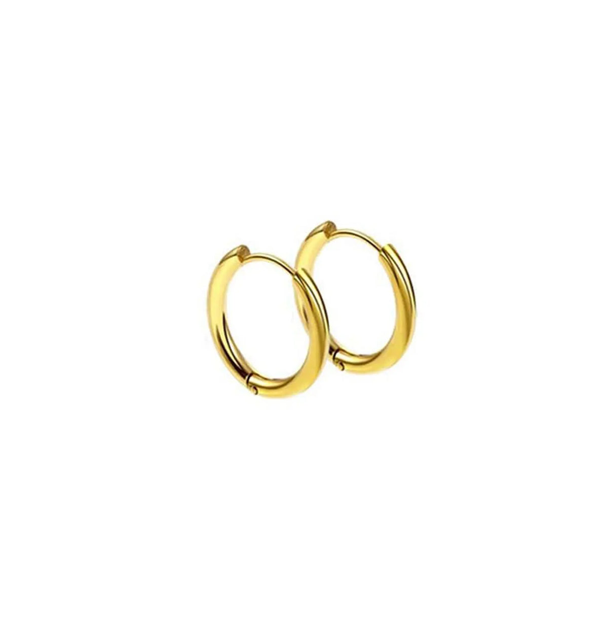 Black stainless steel stud earrings set for men and women by HSF Marketplace