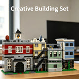 Street View Building Blocks Set for Adults by HSF Marketplace, classic architecture model with detailed building pieces