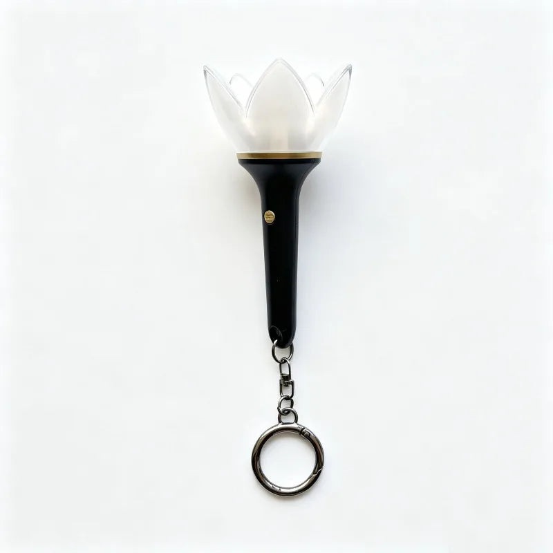 Kpop floral mini light stick keychain by HSF Marketplace for fans and gifts