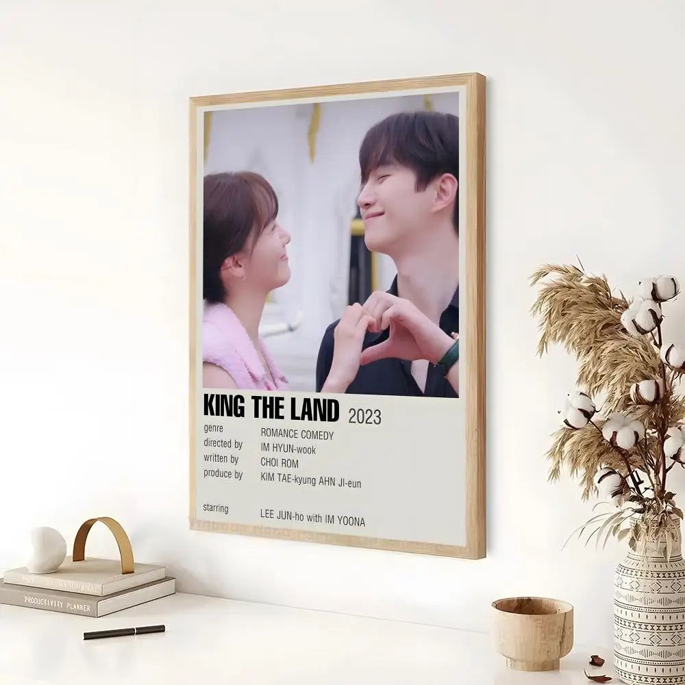 Korean TV King The Land poster for modern home decor, K-Culture merch by HSF Marketplace