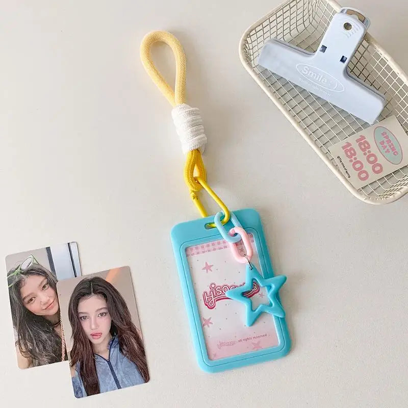 Kpop photo holder slide card bag with keychain, 54 slots, by HSF Marketplace