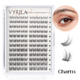 C curl mix lash clusters for natural 3D wispy eyelash extensions by HSF Marketplace
