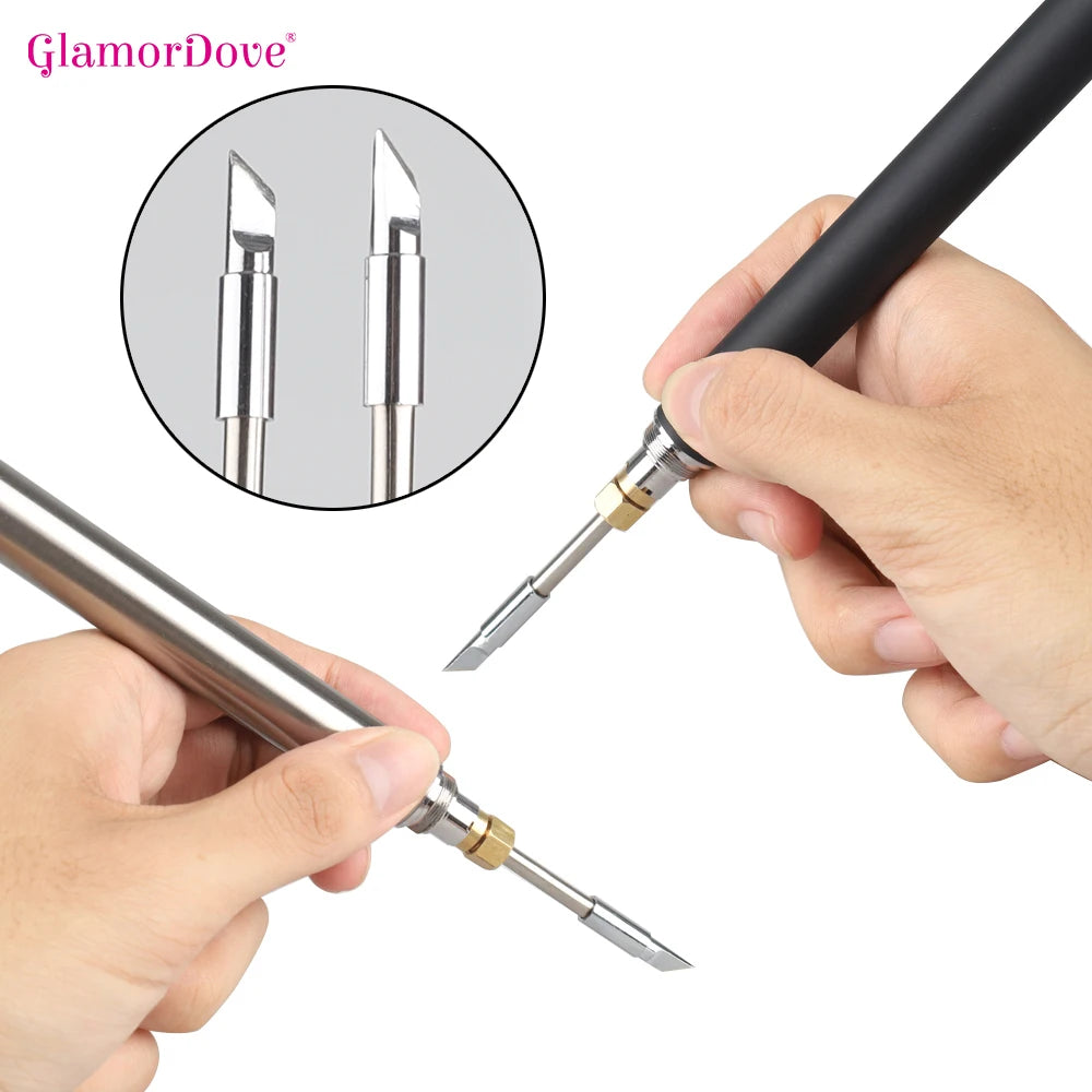 1Pcs Hair Extensions Heated Tape Remover Tools Wigs Adhesive Tape Removing Tool Electric Glue Remover