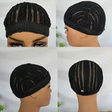 Braided Cap Crochet Wig Cap in Cornrow Sew Hair for Making Synthetic Wig or Weave Easier Sew In Crochet Braided Wig Caps 1pcs