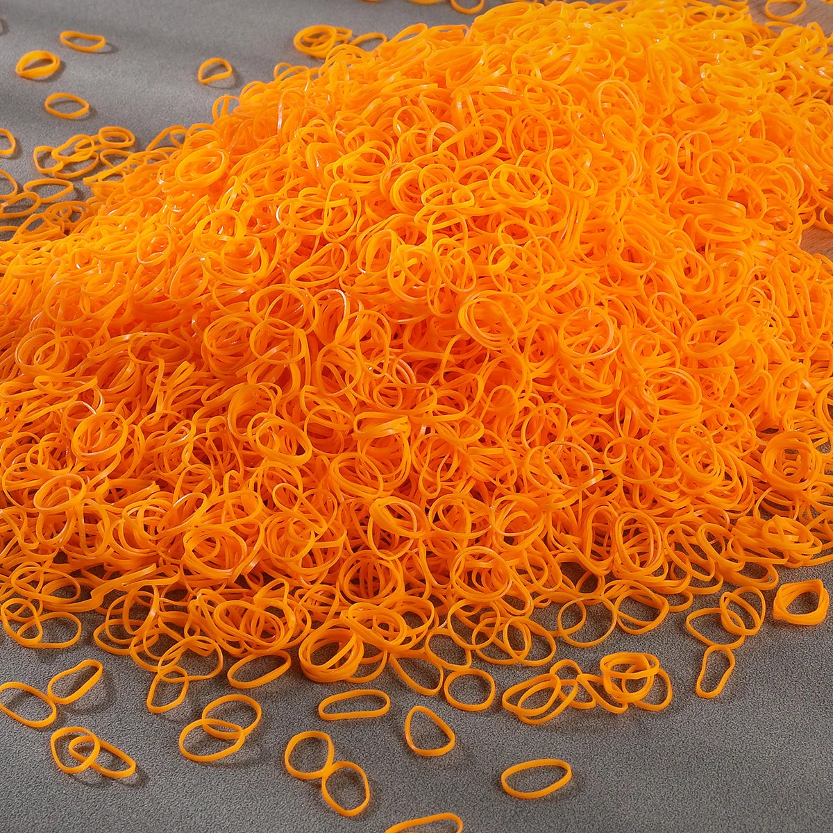 1000/2000Pcs Colorful Small Disposable Hair Bands Scrunchie Girls Elastic Rubber Band Ponytail Holder Hair Accessories Hair Ties