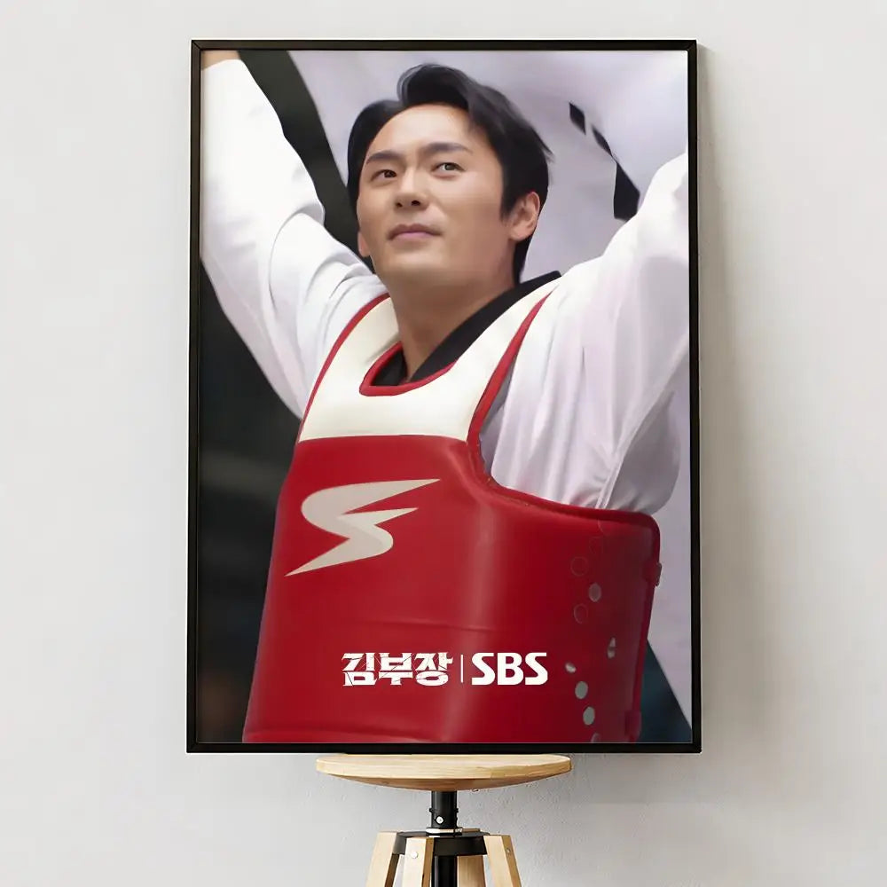 Agent Kim Reactivated Korean drama poster for bedroom decor, featuring K-culture artwork by HSF Marketplace