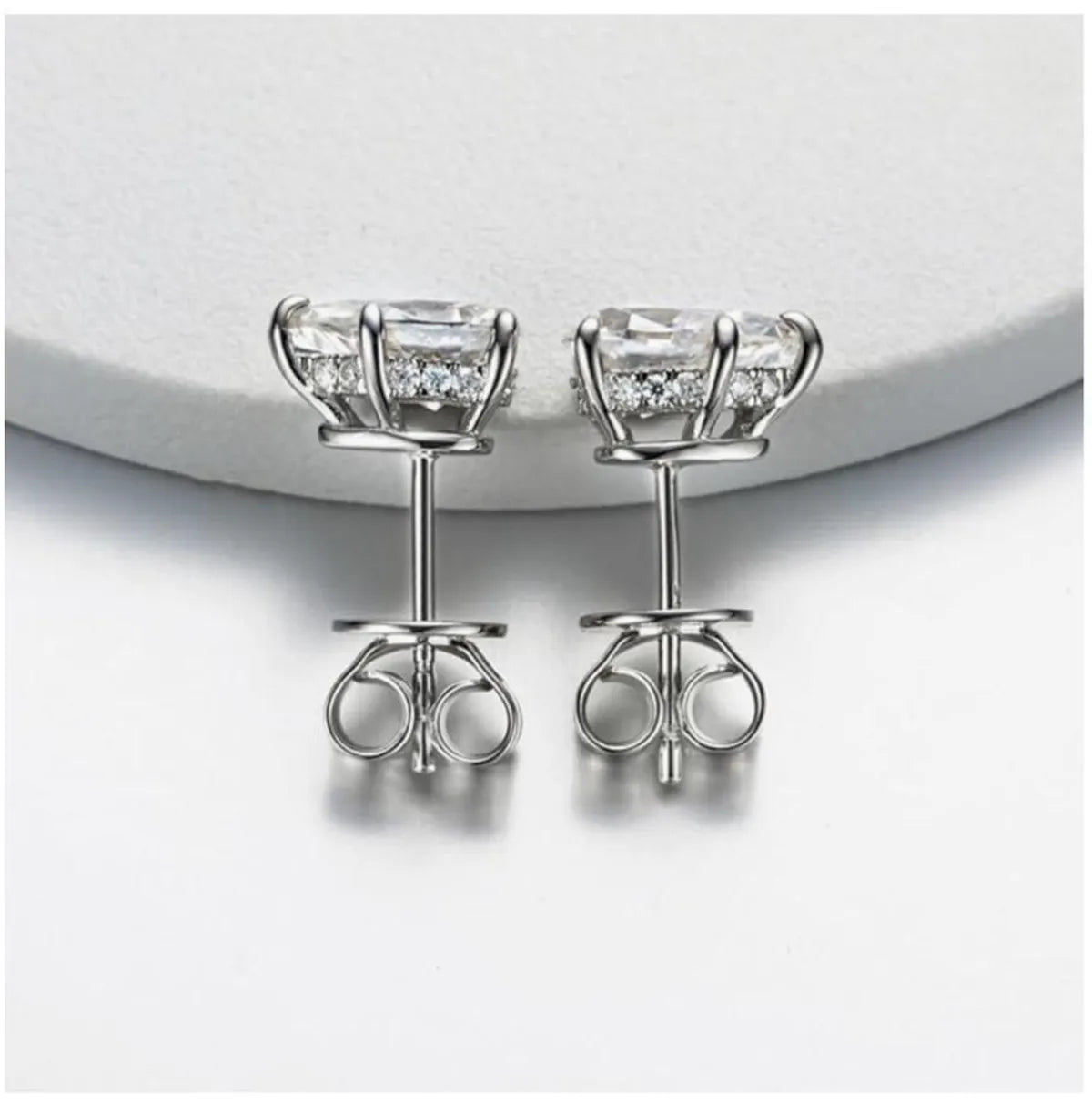 Lab-grown diamond drop earrings in 18K gold, 0.5CT pear-cut design by HSF Marketplace