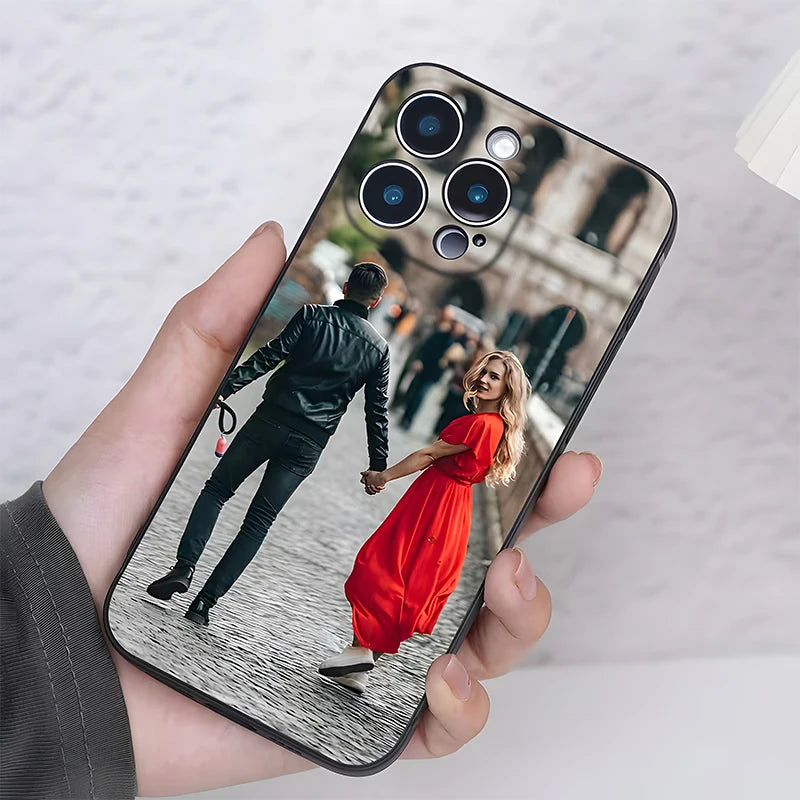 Custom photo soft case for iPhone 11 to 17 with shockproof design by HSF Marketplace