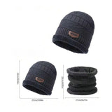 Men's winter hat, scarf and gloves set by HSF Marketplace for cold weather comfort