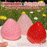 2026 Giant Strawberry Squishy Toy, Extra Large Slow Rising Fidget Squeeze Ball, Stress Relief Sensory Fruit Toy Gift for Adults