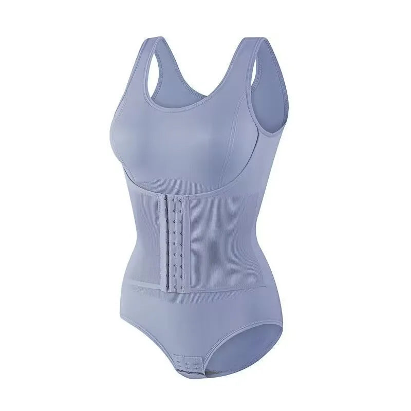 Women's high waist tummy control full body shaper with hooks and adjustable fit by HSF Marketplace
