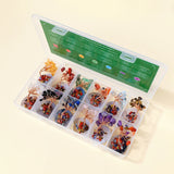 12pcs/box Natural Gemstone Crystal Chakela Lucky Tree With Agate Base Home Office Desk Living Room Crystal Decor Mini Sized Home