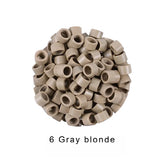 1000Pcs 4.0 mm Hair Extension Microringe Micro Links Rings Beads Links With Screws Thread Aluminium 7 Colors Optional