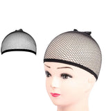 Black Mesh Wig Cap Net, Closed End Hair Mesh Net, Liner Weaving Caps for Women, Men, Kids, Wig Caps for Halloween, Cosplay