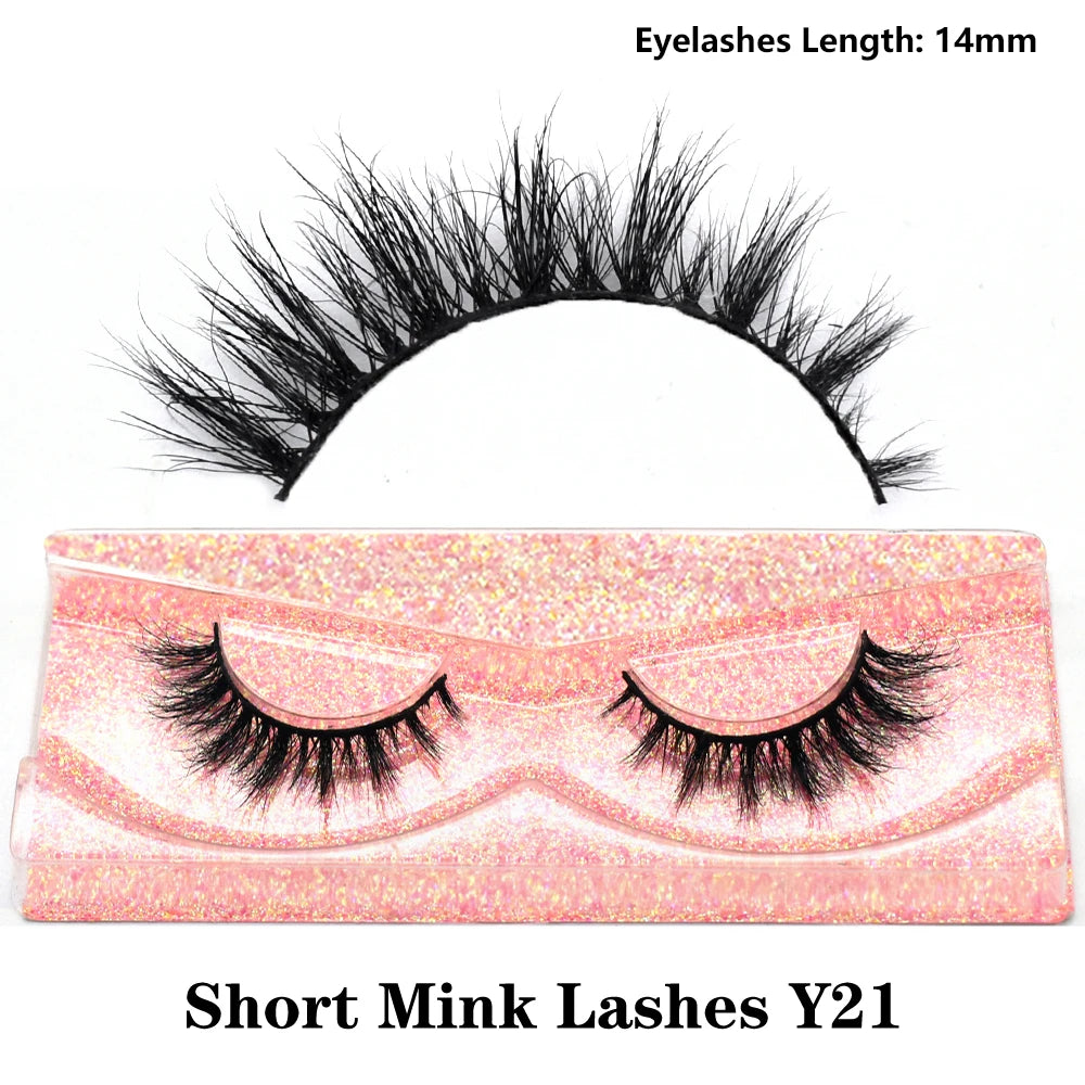 3D Real Mink Eyelashes, fluffy wispy short clusters by HSF Marketplace