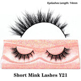 3D Real Mink Eyelashes, fluffy wispy short clusters by HSF Marketplace