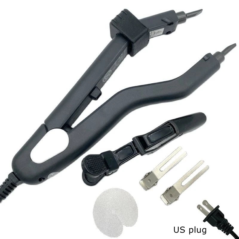 Heat Hair Connector Hair Extension Iron High Temperature Controllable Heat Iron with Gift - Perfect for Your Hair!"