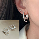 925 Sterling Silver Bow Knot Ear Clip for Women - Sweet Jewelry Gift