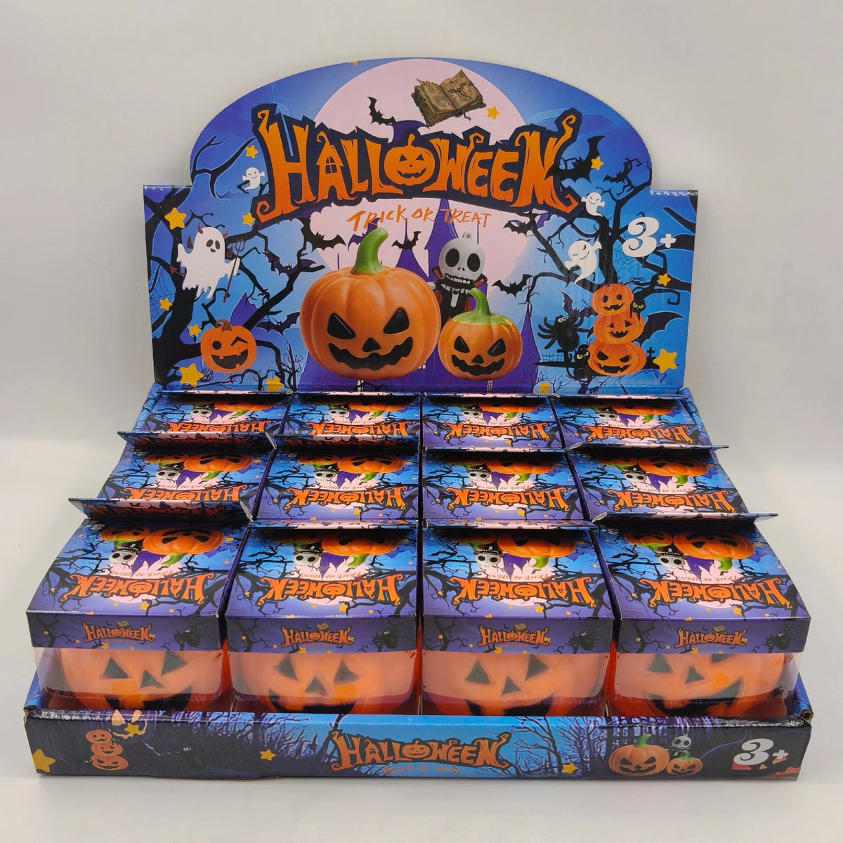 Pumpkin head squishy toy by HSF Marketplace for stress relief and sensory play