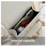 Luxury PU leather underarm handbag for women, small clutch style, stylish shoulder bag, versatile and elegant design.