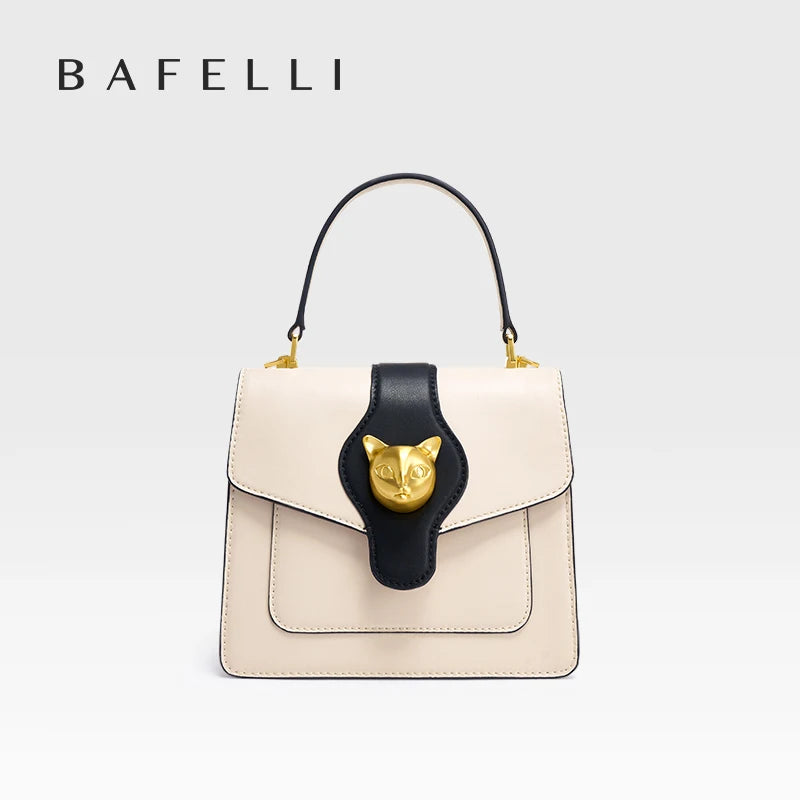 BAFELLI 2025 women's leather shopper bag by HSF Marketplace, stylish handbag with shoulder and crossbody options, lady design.