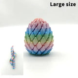 Decompression Dragon Egg 3D Printed Fidget Toy Anti Stress Anxiety Relief Portable Device for Home Office Travel Use