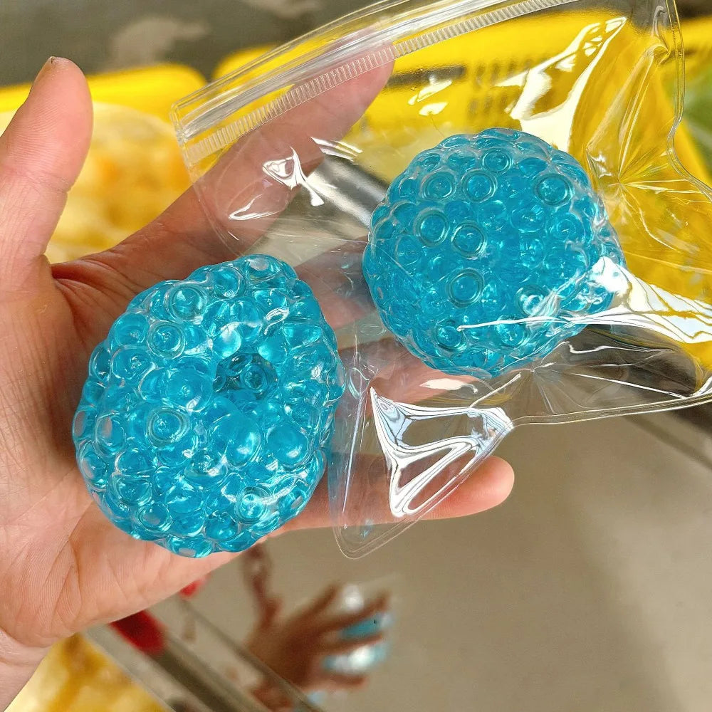 New Super Soft Squishy Balls Memory Gel Moldable Stress Relief Toy Crunchy Textured Fidget Toys Calming Toys