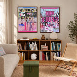 Kpop girl idol group kiiikiii self-adhesive poster wall art, HSF Marketplace K-culture merch
