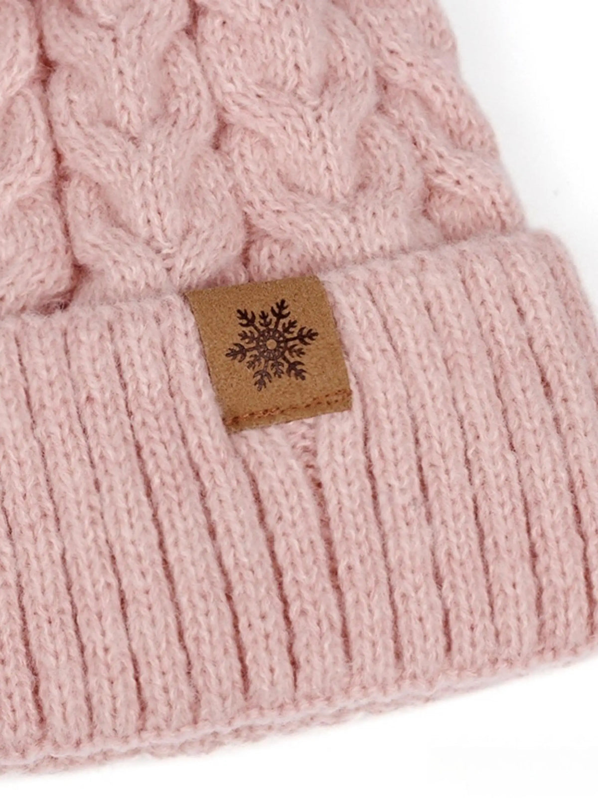 Women's warm knitted 3-piece winter set with hat, neck warmer, and gloves by HSF Marketplace