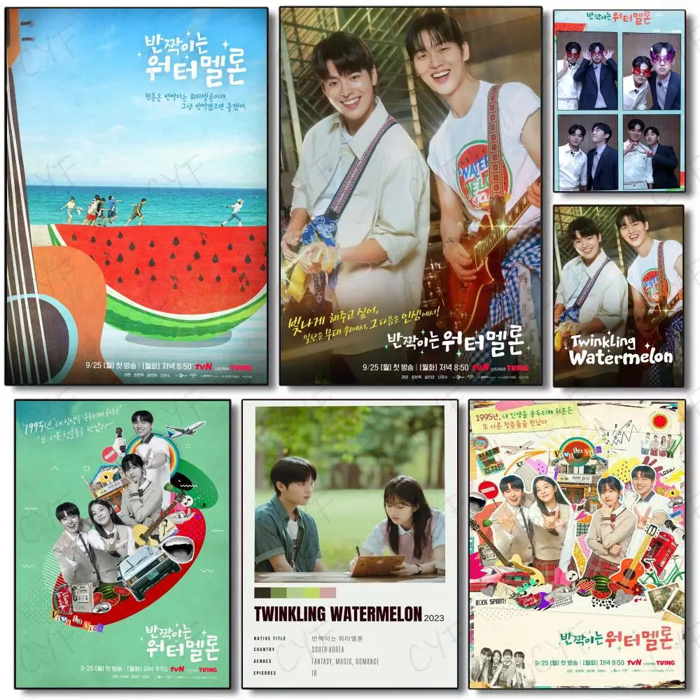 Twinkling Watermelon Korean TV show poster for home decor, HSF Marketplace K-culture merch
