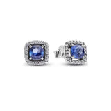 925 silver butterfly square heart-shaped earrings by HSF Marketplace