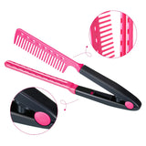 HSF Marketplace 2-in-1 hair comb and heat-resistant tongs styling tools, 10-pack