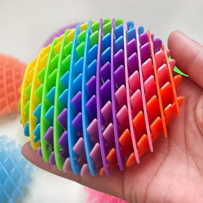 Fidget Worm Toy Stretchable Elastic Mesh Stress Relief Toys for Kids&Adults 3D Telescopic Decompression Sensory Toys Party Gifts