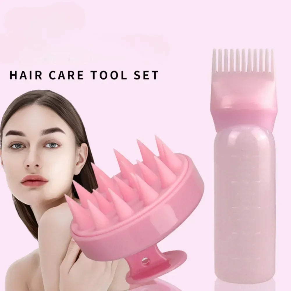 Silicone scalp massage brush for hair dye and care by HSF Marketplace