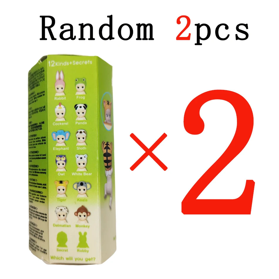 Cute animal anime figure blind box by HSF Marketplace, 8cm collectible action figure for car or phone decoration