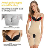 MISSMOLY women’s full-body shapewear bodysuit with open crotch, corset design, and tummy control