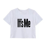 Women's oversized Kpop Stay In T-shirt by HSF Marketplace, casual summer tee for K-culture fans