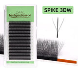 2D Y Single Tip Eyelash Extension 3D 4D W Natural Soft Wispy Eyelashes Individual False Lashes Mesh Net Cross Lash Makeup Cilio