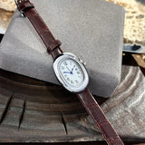 Oval Belt Watch, Exquisite and Compact Fashion Casual Quartz Watch
