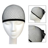 2026 1/2/5/8Pcs High-Quality Stretchable Elastic Hairnets Black Wig Making Cap Cool Cosplay Weaving Hair Net Stretch Hairnets