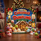 Christmas dumpling squishy advent calendar with 24-day countdown mystery sensory toys by HSF Marketplace
