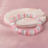 Love Magic Bracelet Y2KCute Cat Eye Handmade Beads Prosperity and Love & Show Love Chakra Jewelry Elegant Bohemian-style Jewelry
