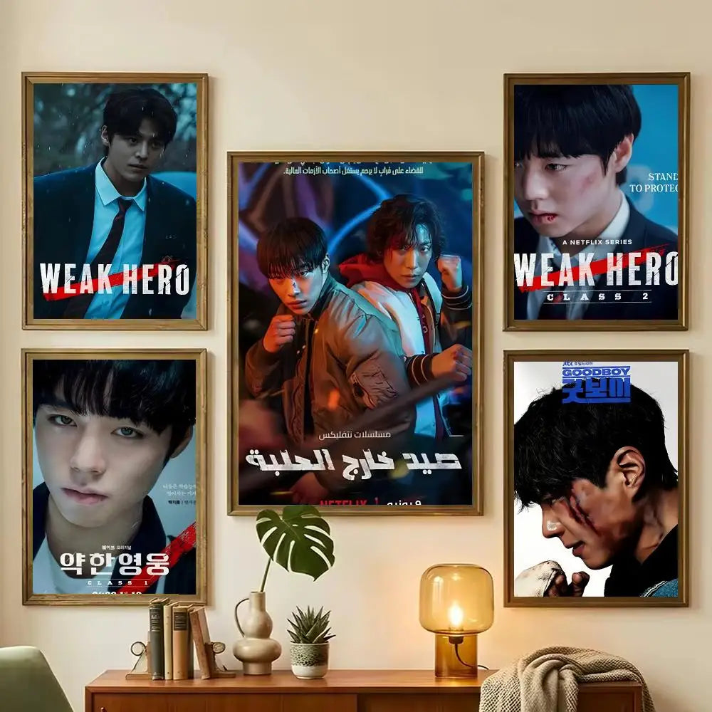 Korean drama wall art poster for stylish home decor, K-culture merch by HSF Marketplace