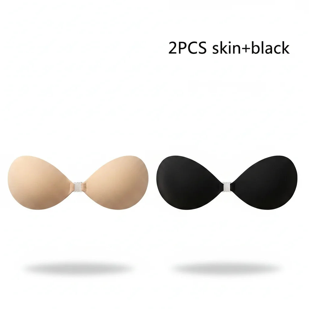 Invisible push-up bra stickers for seamless support and comfort, HSF Marketplace lingerie adhesive cups