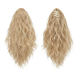 Curly clip-in ponytail extension with easy-wear design for everyday styling