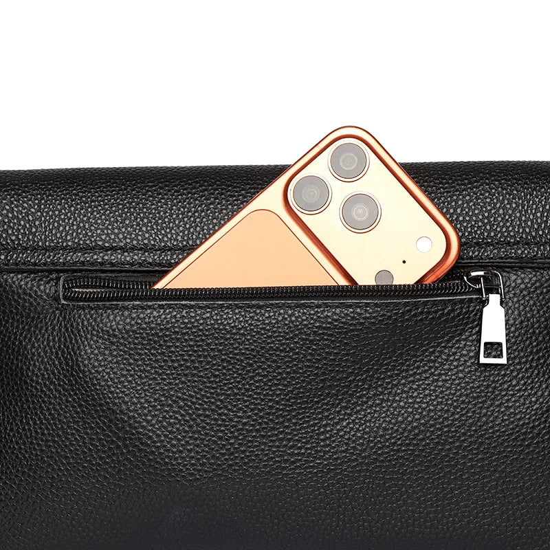 Genuine Leather Shoulder Crossbody Bags for Women Luxury Designer Women Bags Commuter Sac Elegant Ladies Handbags Messenger Bag